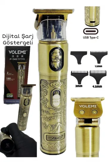 Dijital Göstergeli Saç Sakal Tıraş Makinesi - Sıfıra Yakın - IP-1949 (5637) Dijital Göstergeli Saç Sakal Tıraş Makinesi - Sıfıra Yakın - IP-1949 (5637)