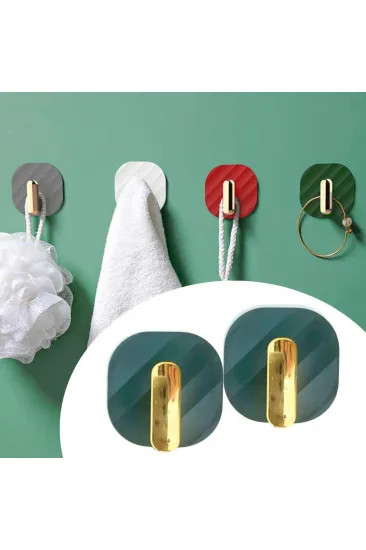2li Yapışkanlı Retro Askılık Dolap Kapak Kulpu Yeşil (5637) 2li Yapışkanlı Retro Askılık Dolap Kapak Kulpu Yeşil (5637)