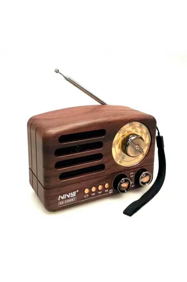 Küçük Boy Retro, Nostaljik, Ahşap Tasarım Bluetooth Hoparlörlü, Şarjlı, Taşınabilir Büyük Döndürülebilen Düğmeli FM/AM Destekli Radyo NS3380 (5637) Küçük Boy Retro, Nostaljik, Ahşap Tasarım Bluetooth Hoparlörlü, Şarjlı, Taşınabilir Büyük Döndürülebilen Düğmeli FM/AM Destekli Radyo NS3380 (5637)