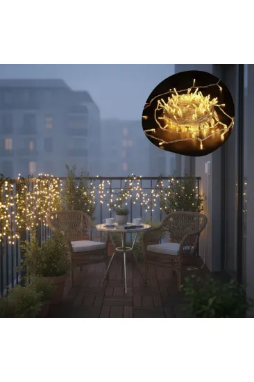 Günışığı Renk 5 Farklı Işık Modlu 10 Metre Eklemeli Dekor Boncuk Model Dekoratif Led (5637) Günışığı Renk 5 Farklı Işık Modlu 10 Metre Eklemeli Dekor Boncuk Model Dekoratif Led (5637)