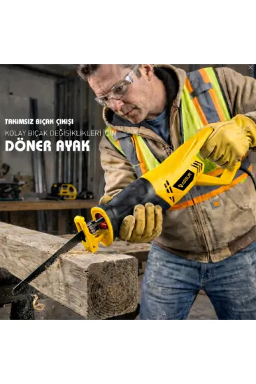 SARI TİLKİ KUYRUĞU ELEKTRİKLİ TESTERE 230V 0-2800 RPM ASR-624 (5637) SARI TİLKİ KUYRUĞU ELEKTRİKLİ TESTERE 230V 0-2800 RPM ASR-624 (5637)