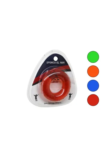 HALKA MODEL ŞEFFAF - RENKLİ SPORCU SİLİKON EL YAYI (5637)