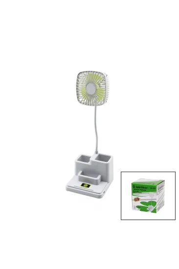 KALEMLİKLİ MASAÜSTÜ VANTİLATÖR USB ŞARJLI FAN:8.9CM- AKROBAT AYAK=23CM+KALEMLİK:36.5CM TELEFONLUK GS-270 (5637) KALEMLİKLİ MASAÜSTÜ VANTİLATÖR USB ŞARJLI FAN:8.9CM- AKROBAT AYAK=23CM+KALEMLİK:36.5CM TELEFONLUK GS-270 (5637)