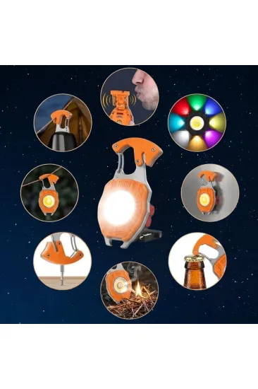 7 Fonksiyonlu Şarjlı LED El Feneri Çakmaklı Mıknatıslı Kancalı Tornavidalı Kesicili Açacaklı Acil Durum Kamp Feneri (5637) 7 Fonksiyonlu Şarjlı LED El Feneri Çakmaklı Mıknatıslı Kancalı Tornavidalı Kesicili Açacaklı Acil Durum Kamp Feneri (5637)