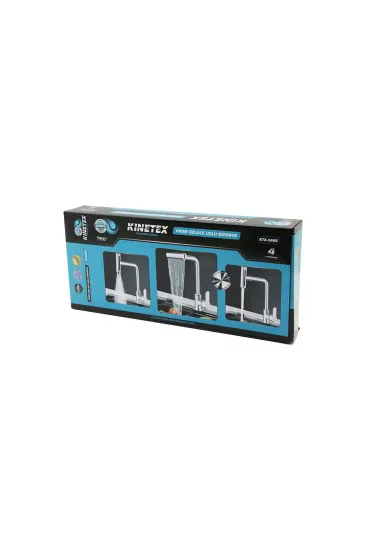 KROM GENİŞ - ŞELALE 4 FONKSİYONLU - 360 DERECE OYNAR BAŞLIK UZUN KUĞU BATARYA (5637) KROM GENİŞ - ŞELALE 4 FONKSİYONLU - 360 DERECE OYNAR BAŞLIK UZUN KUĞU BATARYA (5637)