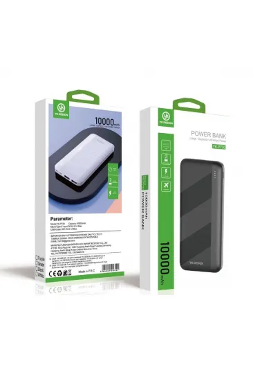 Mikro Type-C USB Hızlı Şarj Edebilen 10000 mAh Powerbank (5637) Mikro Type-C USB Hızlı Şarj Edebilen 10000 mAh Powerbank (5637)