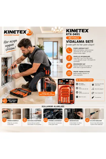 43PCS SİLİKON SAP AKROBAT UZATMALI TORNAVİDA BİTS SETİ MANYETİK UÇ TUTUCU KTX-3451 (5637) 43PCS SİLİKON SAP AKROBAT UZATMALI TORNAVİDA BİTS SETİ MANYETİK UÇ TUTUCU KTX-3451 (5637)