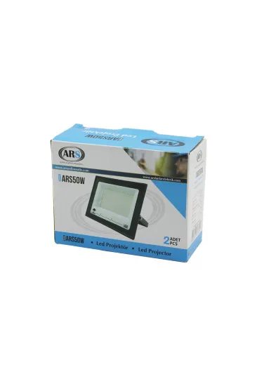 2PCS 50W LED PROJEKTÖR 15X11.5CM AYDINLATMA AÇISI: 120 DERECE 50.000 SAAT ÖMÜR MODEL-ARS50W (5637) 2PCS 50W LED PROJEKTÖR 15X11.5CM AYDINLATMA AÇISI: 120 DERECE 50.000 SAAT ÖMÜR MODEL-ARS50W (5637)