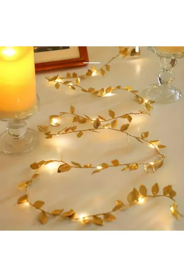 3 Metre Yaldızlı Gold LED Işık – Dekoratif Ortam ve Yılbaşı Aydınlatması (5637) 3 Metre Yaldızlı Gold LED Işık – Dekoratif Ortam ve Yılbaşı Aydınlatması (5637)