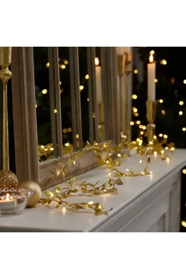 3 Metre Yaldızlı Gold LED Işık – Dekoratif Ortam ve Yılbaşı Aydınlatması (5637) 3 Metre Yaldızlı Gold LED Işık – Dekoratif Ortam ve Yılbaşı Aydınlatması (5637)