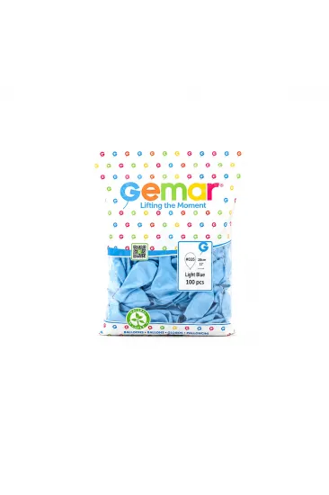 METALİK - AÇIK MAVİ BALON 11 INC - 28CM - 100PCS (5637) METALİK - AÇIK MAVİ BALON 11 INC - 28CM - 100PCS (5637)