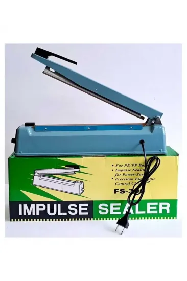 30Cm Metal Gövde Poşet Ağzı Yapıştırma Kapatma Makinası FS-300 (5637)