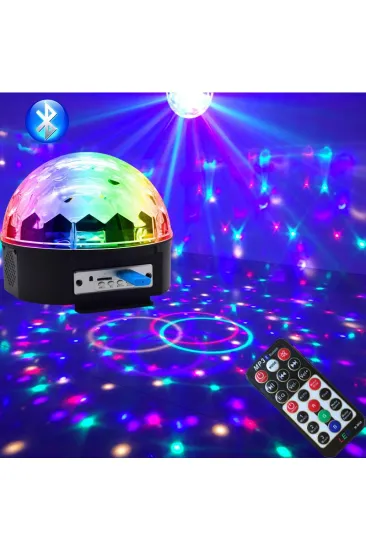 Küre Disko Topu Müzik Çalar Renkli Lazer Işıklı Bluetooth (5637) Küre Disko Topu Müzik Çalar Renkli Lazer Işıklı Bluetooth (5637)