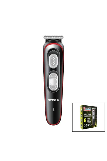 SAÇ - SAKAL KESME TRAŞ MAKİNESİ 6 FARKLI KESİM USB ŞARJLI 2 KADEME BIÇAK AYARI RD-055 (5637) SAÇ - SAKAL KESME TRAŞ MAKİNESİ 6 FARKLI KESİM USB ŞARJLI 2 KADEME BIÇAK AYARI RD-055 (5637)