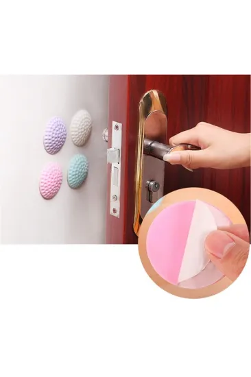Çok Amaçlı Silikon Kapı Duvar Koruyucu Tampon 4lü Paket (5637)