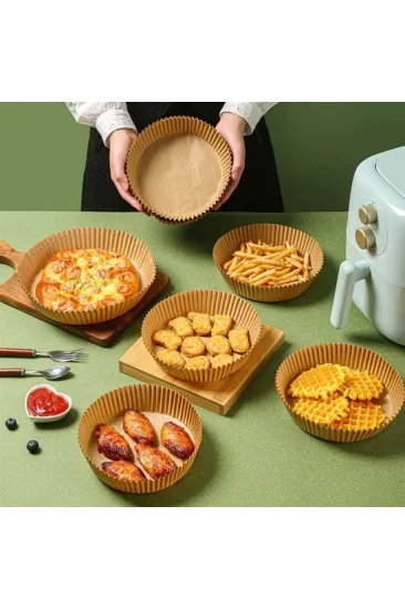 50 Adet Air Fryer Pişirme Kağıdı Tek Kullanımlık Hava Fritöz Yağ Geçirmez Yapışmaz Tabak Model (5637) 50 Adet Air Fryer Pişirme Kağıdı Tek Kullanımlık Hava Fritöz Yağ Geçirmez Yapışmaz Tabak Model (5637)