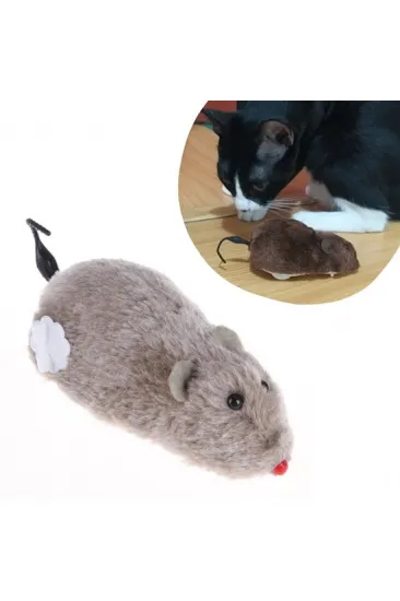 Kurmalı Kedi Eğitim Oyuncağı Tüylü Peluş Fare Yakalama İnteraktif Sevimli Eğlenceli Oyuncak (5637) Kurmalı Kedi Eğitim Oyuncağı Tüylü Peluş Fare Yakalama İnteraktif Sevimli Eğlenceli Oyuncak (5637)