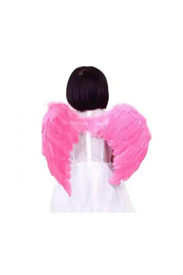 Pembe Renk Bebek Boy Küçük Melek Kanadı 40X55 cm (5637)