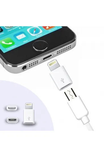 Apple iPhone / iPad Micro Usb Dönüştürücü Adaptör OTG Aparat (5637) Apple iPhone / iPad Micro Usb Dönüştürücü Adaptör OTG Aparat (5637)