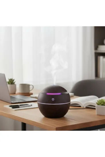 Küre Model Akasya Renk Hava Nemlendirici – Ultrasonik Soğuk Buhar Makinesi, LED Işıklı Masaüstü Oda Nemlendirici (5637) Küre Model Akasya Renk Hava Nemlendirici – Ultrasonik Soğuk Buhar Makinesi, LED Işıklı Masaüstü Oda Nemlendirici (5637)