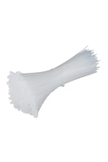 PLASTİK ÇIRT KELEPÇE 100 PARÇA BEYAZ 2.5X100MM (5637) PLASTİK ÇIRT KELEPÇE 100 PARÇA BEYAZ 2.5X100MM (5637)