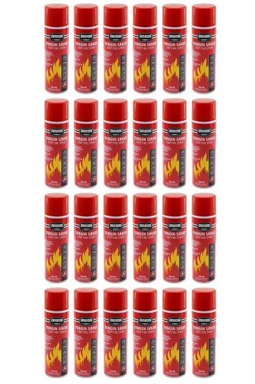24 ADET YANGIN SÖNDÜRÜCÜ - YANGIN SAVAR SPREY 500ML EV - OFİS - OTO ARAÇ ATEŞ BOĞUCU KÖPÜK TABAKA OLUŞTURUR (5637) 24 ADET YANGIN SÖNDÜRÜCÜ - YANGIN SAVAR SPREY 500ML EV - OFİS - OTO ARAÇ ATEŞ BOĞUCU KÖPÜK TABAKA OLUŞTURUR (5637)