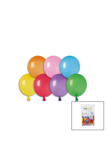 RENKLİ SU BALON 3 İNÇ - 8CM - 500PCS (5637) RENKLİ SU BALON 3 İNÇ - 8CM - 500PCS (5637)