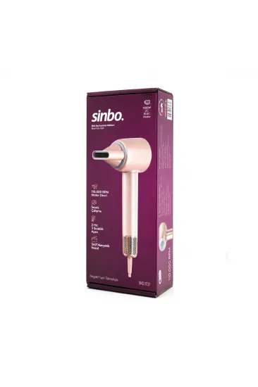 ŞAMPANYA BLDC TURBO MOTOR SAÇ KURUTMA - ŞEKİL MAKİNESİ 1500W 3-KDM.HIZ 4-KDM.ISIAYAR=SICAK-ILIK-HAFİF-SOĞUK SHD-1739 (5637)