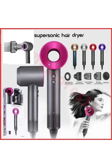 Leafless Hair Dryer 4 In 1 Saç Kurutma Makinası 3 Kademe (5637)