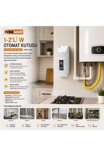 1-2 SİGORTA OTOMAT KUTUSU (5637) 1-2 SİGORTA OTOMAT KUTUSU (5637)