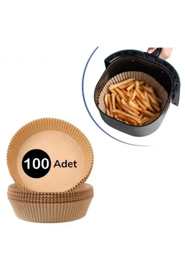 100 Adet Air Fryer Pişirme Kağıdı Tek Kullanımlık Yağlı Kağıdı Yuvarlak Tabak Model (5637) 100 Adet Air Fryer Pişirme Kağıdı Tek Kullanımlık Yağlı Kağıdı Yuvarlak Tabak Model (5637)