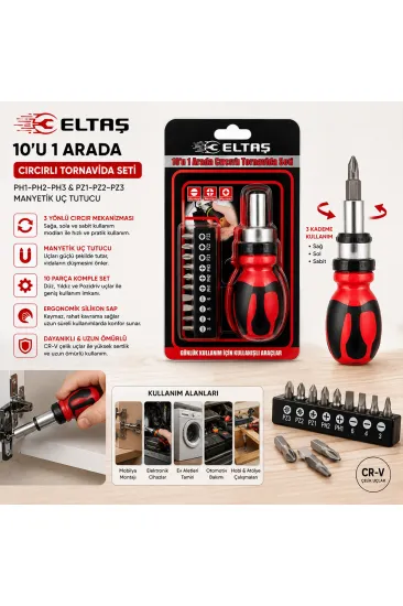 10IN1 SİLİKON SAP - CR-V CIRCIRLI TORNAVİDA BİTS SETİ PH1-PH2-PH-3 - PZ1-PZ2-PZ3 MANYETİK UÇ TUTUCU (5637) 10IN1 SİLİKON SAP - CR-V CIRCIRLI TORNAVİDA BİTS SETİ PH1-PH2-PH-3 - PZ1-PZ2-PZ3 MANYETİK UÇ TUTUCU (5637)