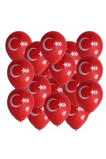 BAYRAKLI BALON 12İNC 100 PARÇA (5637) BAYRAKLI BALON 12İNC 100 PARÇA (5637)