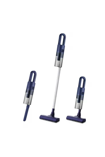 DİKEY MAVİ ELEKTRİKLİ SÜPÜRGE 500W 90° BAŞLIK - 1.5LT TOZ HAZNE - ÇİFT FİLTRE SVC-8628 (5637)