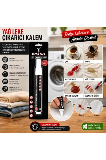 YAĞ LEKE ÇIKARICI KALEM GİYSİ İÇİN (5637)