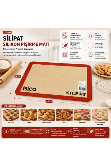 FIRIN PİŞİRME MATI 30X40CM (5637)