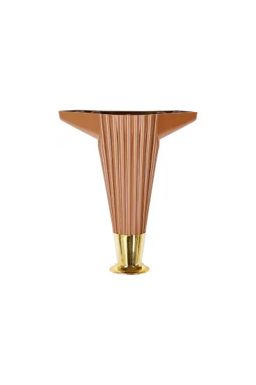 15CM - KAHVERENGİ - GOLD UÇLU PLASTİK MOBİLYA - KOLTUK AYAK (5637) 15CM - KAHVERENGİ - GOLD UÇLU PLASTİK MOBİLYA - KOLTUK AYAK (5637)