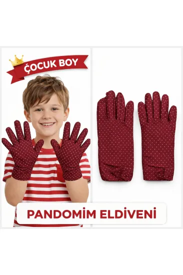 Çocuk Boy Pandomim Eldiveni Beyaz Puantiyeli Bordo Renk Gösteri Eldiveni 23 Nisan 19 Mayıs (5637) Çocuk Boy Pandomim Eldiveni Beyaz Puantiyeli Bordo Renk Gösteri Eldiveni 23 Nisan 19 Mayıs (5637)