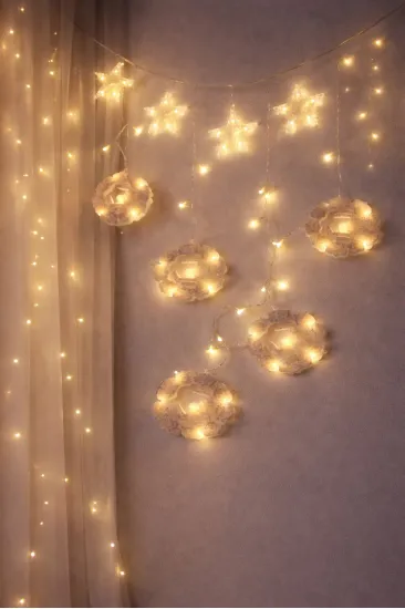 3MT FİŞLİ - EKLEMELİ RAMAZAN DEKOR LAMBA - PERDE LED SARI BEYAZ YUVARLAK CAMİ - YILDIZ EKL-09-04 (5637) 3MT FİŞLİ - EKLEMELİ RAMAZAN DEKOR LAMBA - PERDE LED SARI BEYAZ YUVARLAK CAMİ - YILDIZ EKL-09-04 (5637)