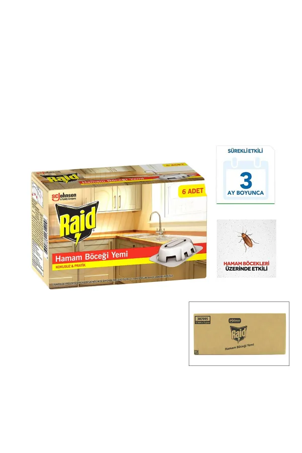 RAİD 6 PARÇA HAMAM BÖCEK YEMİ (5637) RAİD 6 PARÇA HAMAM BÖCEK YEMİ (5637)