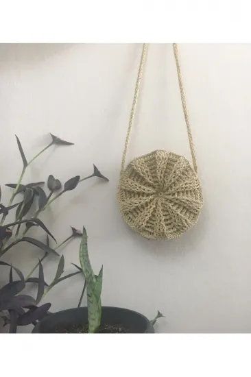 Hasır Çanta Clutch Çanta Rafya Örgü Hasır Çanta Clutch Çanta Rafya Örgü