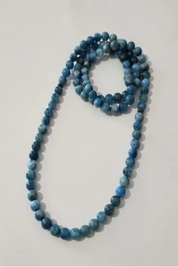 SERTİFİKALI 8 MM APATİT DOĞALTAŞ KOLYE, BİLEKLİK, TESPİH ( 99'LU ) SERTİFİKALI 8 MM APATİT DOĞALTAŞ KOLYE, BİLEKLİK, TESPİH ( 99'LU )