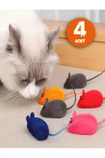 Kedi Eğitim Oyun Faresi 4 Adet Kedi Eğitim Oyun Faresi 4 Adet