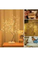 Masaüstü Peri LED Ağaç Lamba Masaüstü Peri LED Ağaç Lamba