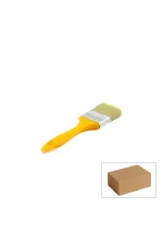 Kestirme Boya Fırçası - 50 mm - No 2 - Sarı Saplı Kestirme Boya Fırçası - 50 mm - No 2 - Sarı Saplı