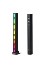 RGB Sese Duyarlı Taşınabilir Ekolayzer LED Çubuk RGB Sese Duyarlı Taşınabilir Ekolayzer LED Çubuk