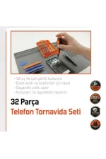32 Parça Telefon Tamir Mini Tornavida Seti 32 Parça Telefon Tamir Mini Tornavida Seti