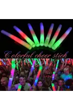 Led Işıklı Rengarenk Sünger Parti Çubuk Led Işıklı Rengarenk Sünger Parti Çubuk