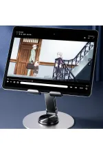 Dönebilir ve Katlanabilir Masaüstü Metal Telefon Tutucu Dönebilir ve Katlanabilir Masaüstü Metal Telefon Tutucu