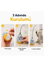 Kedi Şekilli Dönen Peluş Balıklı Olta Oyuncağı Kedi Şekilli Dönen Peluş Balıklı Olta Oyuncağı